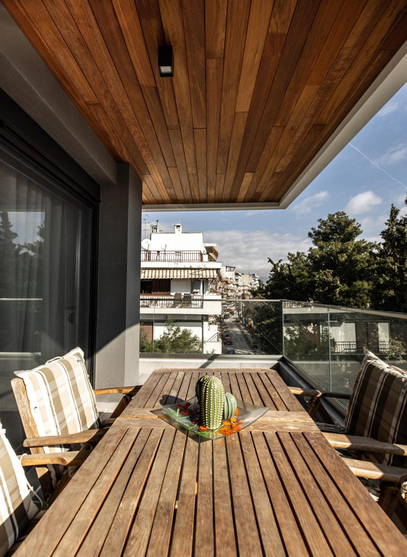 Cozy Apartment In Kalamaria, Salonicco Esterno foto